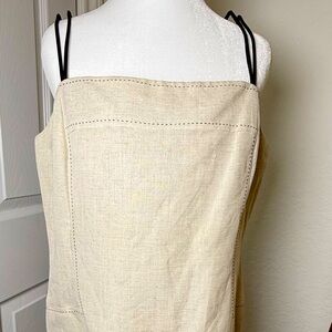 Yves Cossette Depeche Mode Vintage. Simple Elegant Cream Women's Top. Size 12